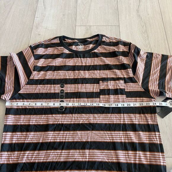Volcom men’s striped shirt size XXL - Picture 3 of 6